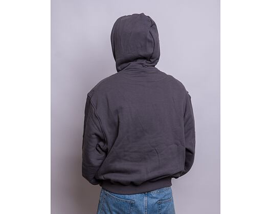 Mikina Karl Kani Small Signature OS Heavy Sweat Hoodie anthracite