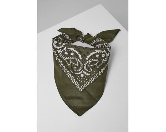 Šátek Urban Classics Bandana Olive