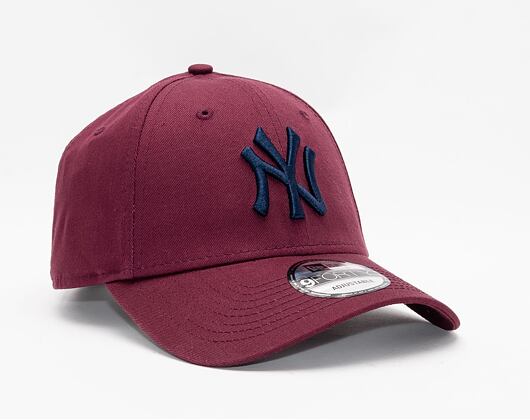 Kšiltovka New Era 9FORTY MLB League Essential New York Yankees Maroon