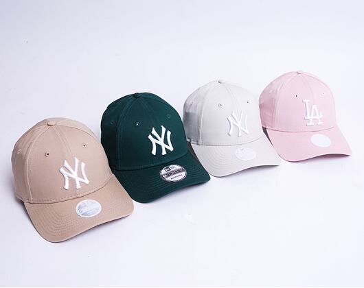 Kšiltovka New Era 9FORTY MLB League Essential New York Yankees Green / White