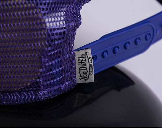 Kšiltovka Von Dutch Boston Trucker Cotton Twill White/Purple
