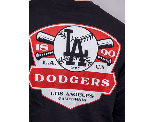 Triko New Era Oversized Back Print Graphic Tee Los Angeles Dodgers Navy/Red