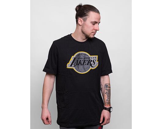 Triko New Era NBA Outline Logo Tee Los Angeles Lakers Black/Gold