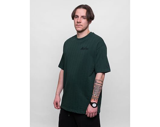 Triko New Era Oversized Pinstripe Tee Green/Navy