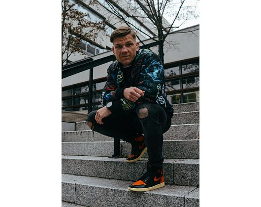 Bunda New Era NBA All Teams Print Bomber Black