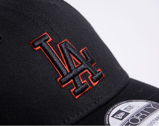 Kšiltovka New Era 9FORTY MLB Team Outline Los Angeles Dodgers Black / Brown
