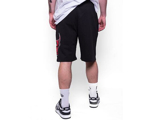 Kraťasy New Era Team Logo Oversized Shorts Chicago Bulls Black / Red