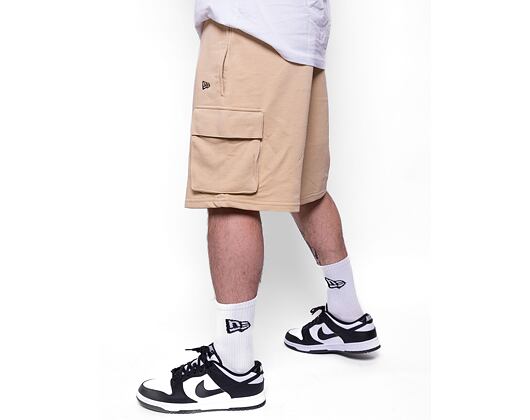 Kraťasy New Era Essentials Cargo Shorts Oat Milk / Black