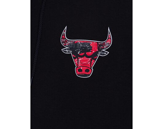 Mikina New Era Infill Team Logo Oversized Hoody Chicago Bulls Black / Red