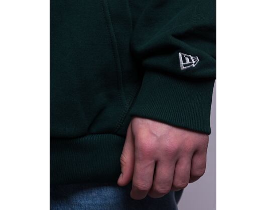 Mikina New Era Heritage Oversized Hoody Oakland Athletics Dark Green / Off White