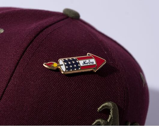 Kšiltovka New Era 59FIFTY MLB WS Sidepatch Trail Mix Oakland Athletics Frosted Burgundy
