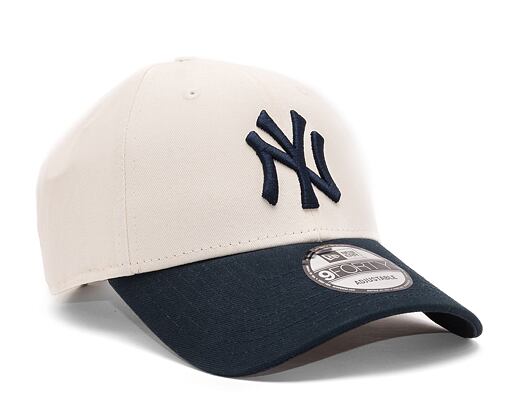 Kšiltovka New Era 9FORTY MLB New York Yankees Light Cream / Navy