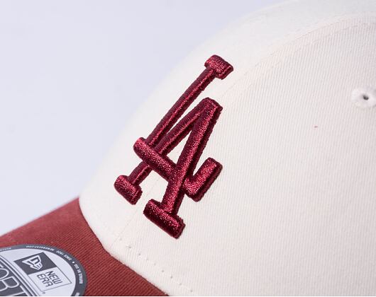 Kšiltovka New Era 9FORTY MLB Los Angeles Dodgers Light Cream / Cardinal