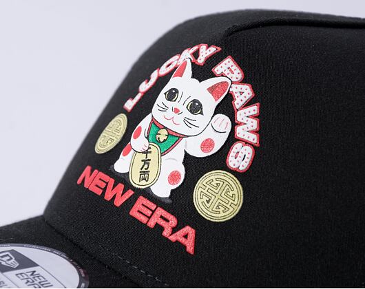 Kšiltovka New Era 9FORTY A-Frame Trucker Sign Black / Scarlet