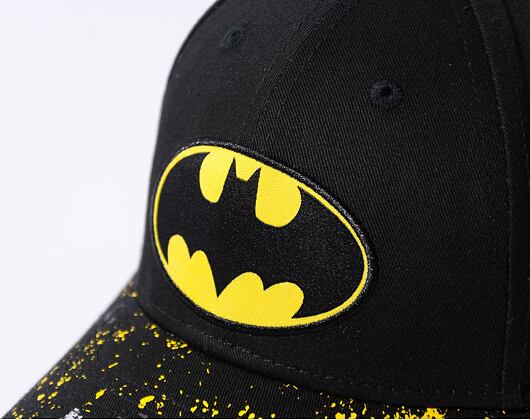 Dětská kšiltovka New Era 9FORTY Kids DC Paint Splatter Batman Black