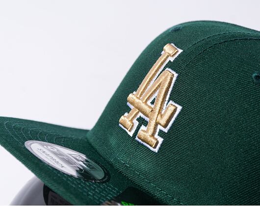 Kšiltovka New Era 9FIFTY MLB Repreve Los Angeles Dodgers Dark Green / Oat Milk