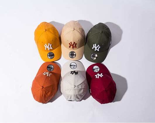 Dětská kšiltovka New Era 9FORTY Kids MLB Kids League Essential New York Yankees - Olive / White