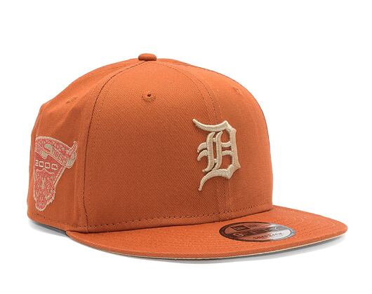 Kšiltovka New Era 9FIFTY MLB Side Patch Detroit Tigers Redwood / Oat Milk
