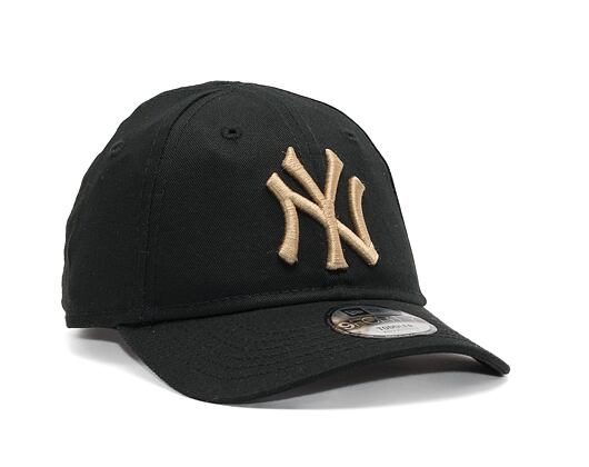Dětská kšiltovka New Era 9FORTY Kids MLB League Essential New York Yankees Black / Oat Milk
