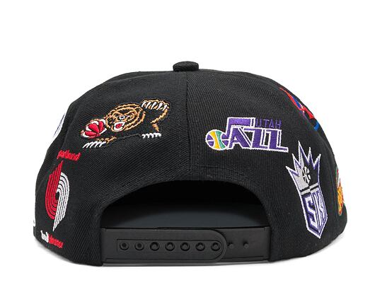 Kšiltovka Mitchell & Ness ALL OVER CONFERENCE DEADSTOCK HWC West Black