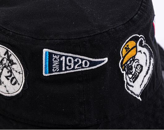 Klobouk New Era Heritage All Over Patch Bucket Black