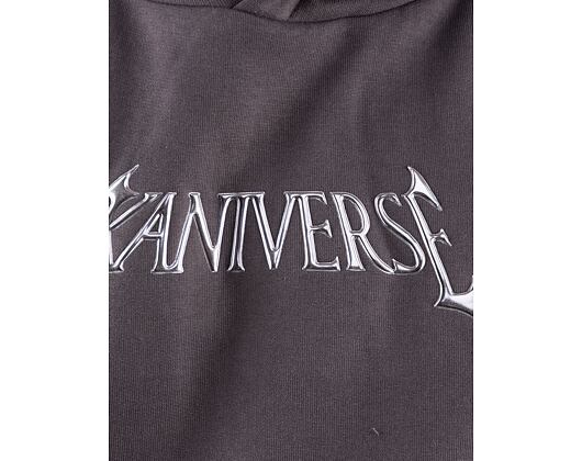 Mikina Karl Kani Woven Signature Kaniverse OS Hoodie Anthracite
