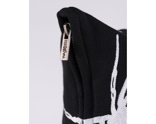 Mikina Wasted Paris Hoodie Full Zip Sick Black