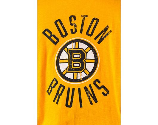 Triko Mitchell & Ness NHL LEGENDARY SLUB S/S TEE BRUINS Light Gold