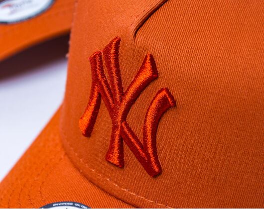 Dětská kšiltovka New Era 9FORTY Kids A-Frame Trucker MLB Tonal Mesh New York Yankees Redwood