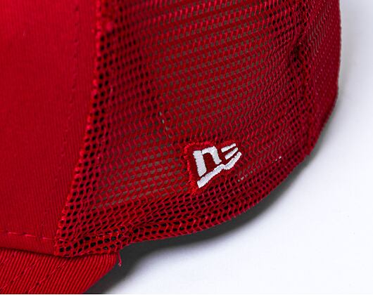 Dětská kšiltovka New Era 9FORTY Kids A-Frame Trucker MLB Tonal Mesh New York Yankees Scarlet