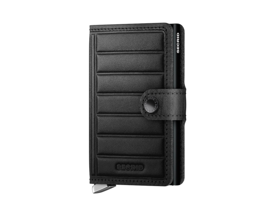 Secrid Premium Miniwallet Emboss Lines Black