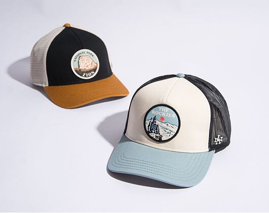 Kšiltovka American Needle Valin - Rocky Mountain National Park Black-Ivory-Smoke Blue