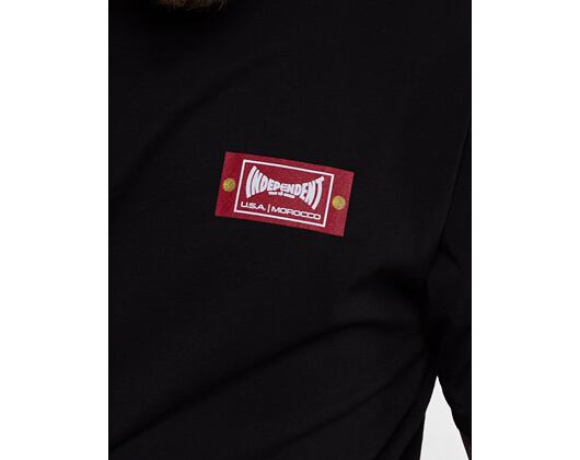 Triko ETNIES × Independent Wash Tee Black