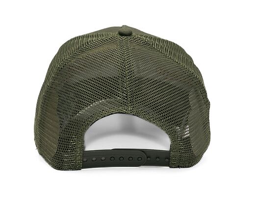 Kšiltovka New Era 9FORTY A-Frame Trucker Oval State Trucker New Olive / Yellow