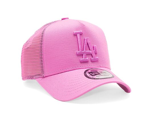 Dětská Kšiltovka New Era 9FORTY Kids A-Frame Trucker MLB Tonal Mesh Los Angeles Dodgers Wild Rose Pi