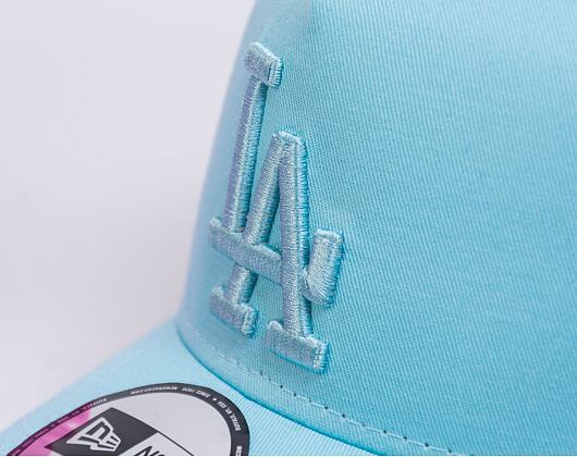 Dětská Kšiltovka New Era 9FORTY Kids A-Frame Trucker MLB Tonal Mesh Los Angeles Dodgers Pastel Blue
