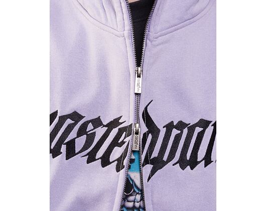 Mikina Wasted Paris Full Zip Streak - Storm Lilac