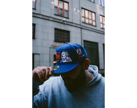 Kšiltovka Adam Wave New Era 59FIFTY MLB Authentic Performance New York Mets Fitted Team Color