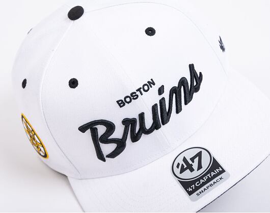 Kšiltovka '47 Brand NHL Boston Bruins Crosstown Pop CAPTAIN White