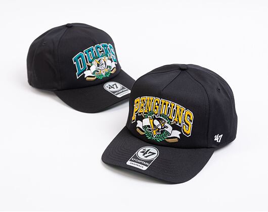 Kšiltovka '47 Brand NHL Pittsburgh Penguins Laurel '47 Captain DTR Black
