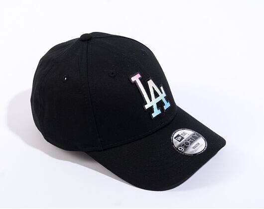 Dětská kšiltovka New Era 9FORTY Kids MLB Ombre Infill Los Angeles Dodgers Black