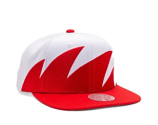 Kšiltovka Mitchell & Ness Branded Sharktooth Snapback Branded Red / White