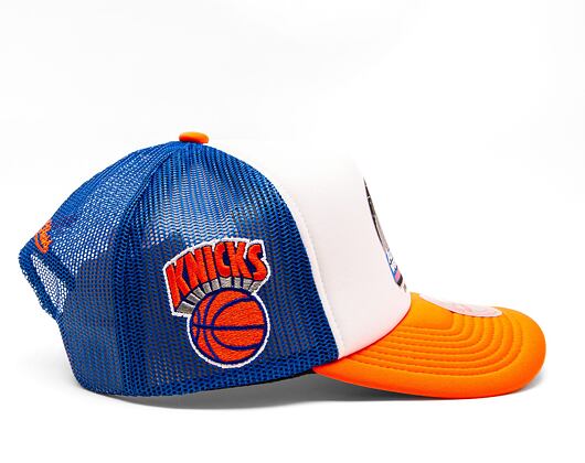Kšiltovka Mitchell & Ness NBA Party Time Trucker Snapback Hwc New York Knicks White