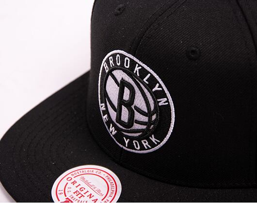 Kšiltovka Mitchell & Ness NBA Conference Patch Snapback Brooklyn Nets Black