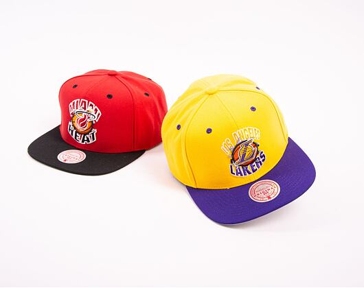 Kšiltovka Mitchell & Ness NBA Breakthrough Snapback Los Angeles Lakers Yellow