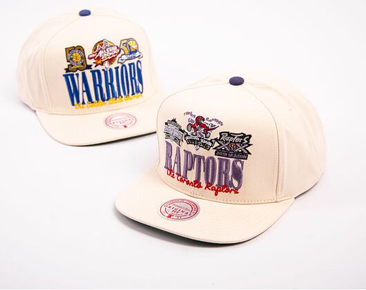 Kšiltovka Mitchell & Ness NBA Reframe Retro Snapback Hwc Toronto Raptors Off White