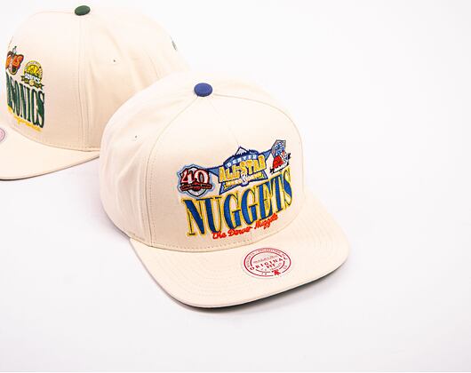 Kšiltovka Mitchell & Ness NBA Reframe Retro Snapback Hwc Denver Nuggets Off White