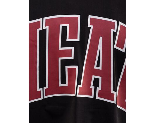 Triko New Era NBA Infill Logo Oversized Tee Miami Heat Black / Scarlet