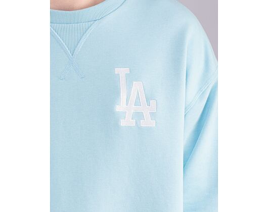 Mikina New Era MLB Heritage Crew Los Angeles Dodgers Pastel Blue / White