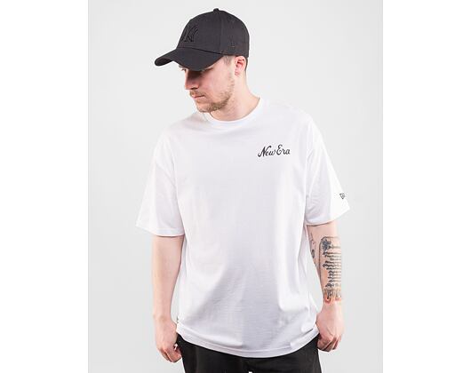 Triko New Era Character Graphic Oversized Tee Branded White / Black